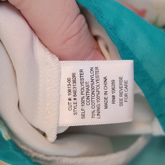 Trixie Summer Dress strapless. Size 7, but fits more like a 9 like new - Picture 9 of 9